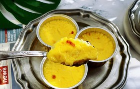 鸡蛋布丁的做法 懒人蛋糕10秒学会