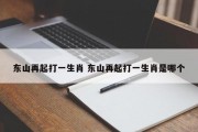 东山再起打一生肖 东山再起打一生肖是哪个