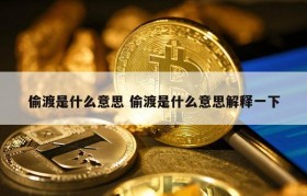 偷渡是什么意思 偷渡是什么意思解释一下