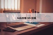 bnb价格 btc价格