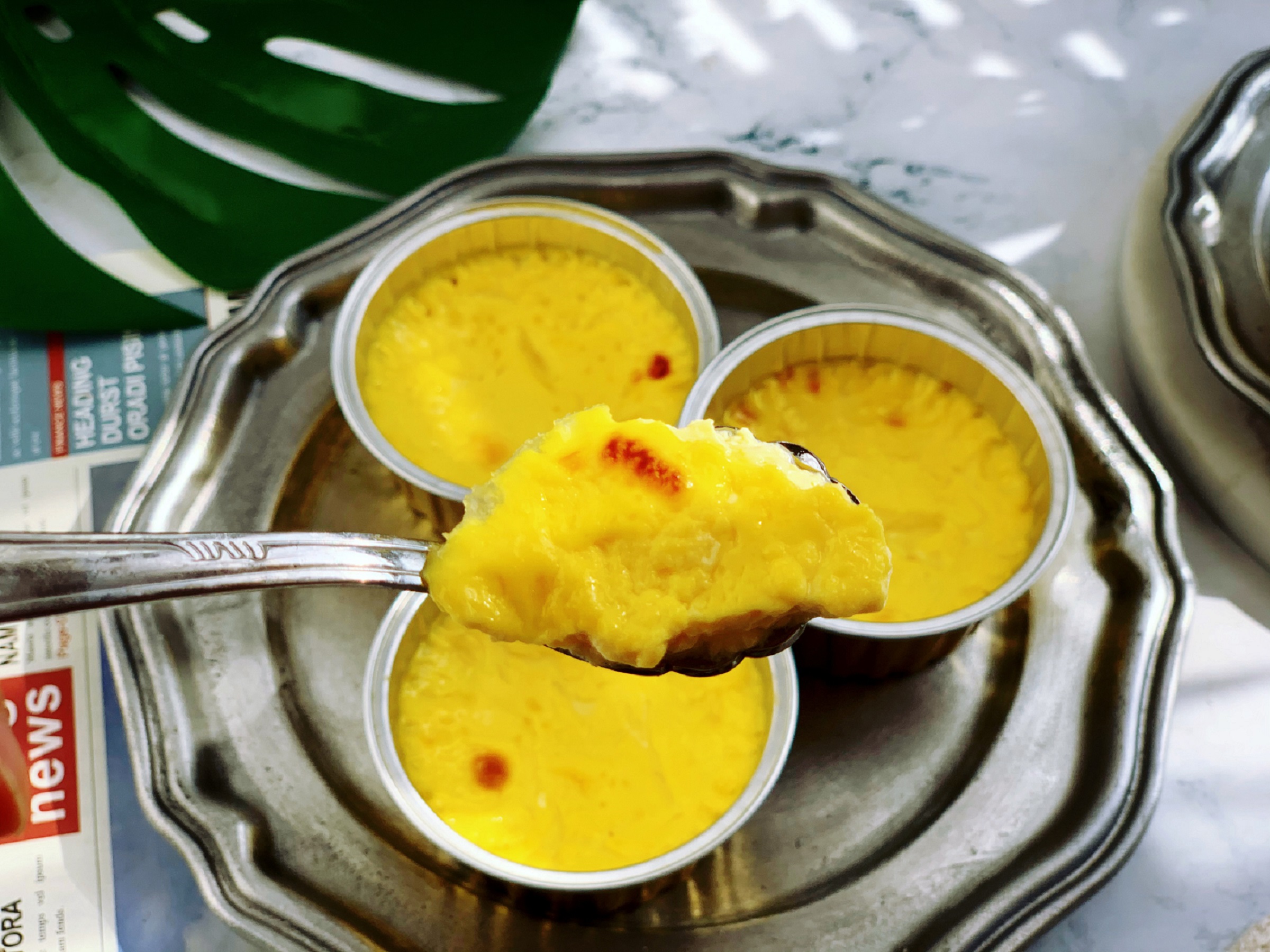 鸡蛋布丁的做法 懒人蛋糕10秒学会