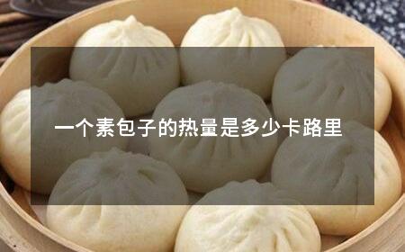 一个包子热量 一个包子多少克