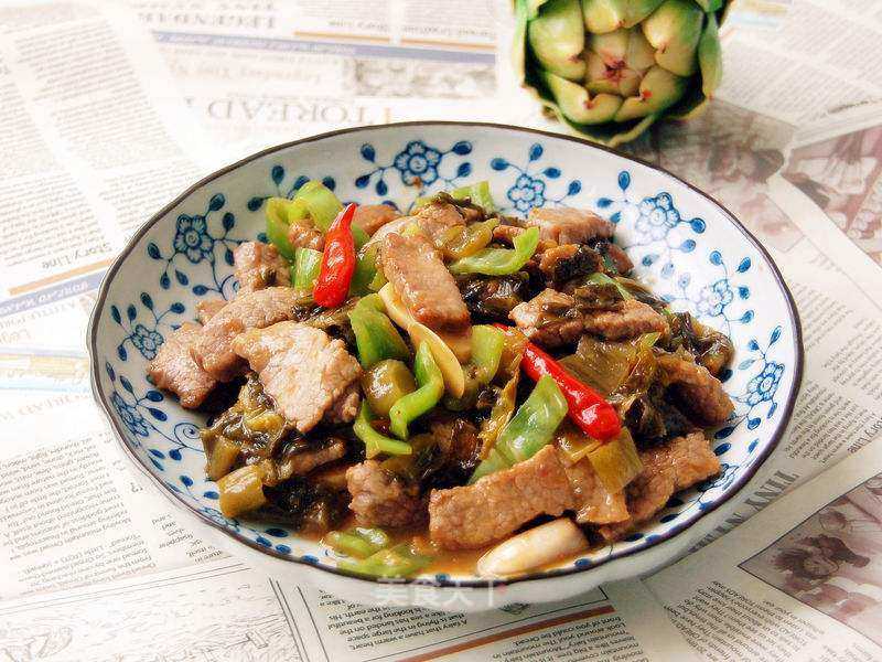 咸菜炒牛肉 咸菜炒牛肉的做法